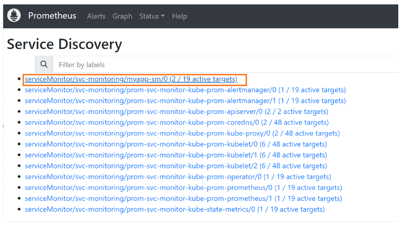 Prometheus Dashboard